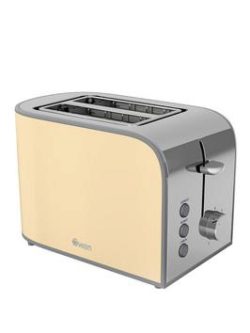 Swan St17020Cn Retro 2-Slice Toaster - Cream